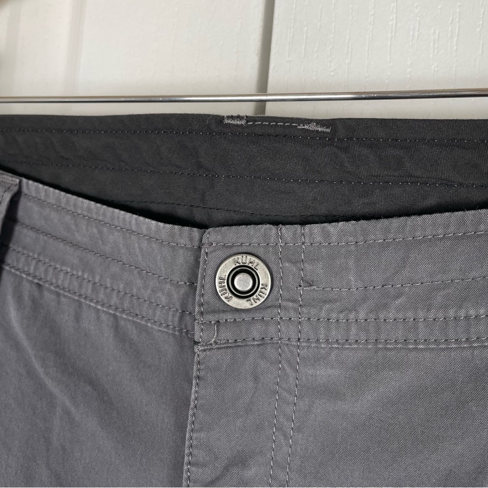 Kuhl Spire Roll up Hiking Pants Women’s 14 Gray Utility Straight Cargo Outdoor - Picture 7 of 16